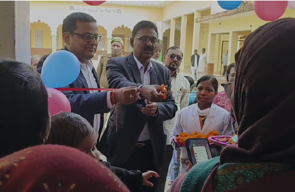 ghazipur news, Pulse polio campaign launched, गाजीपुर में पल्स पोलियो की शुरुआत,