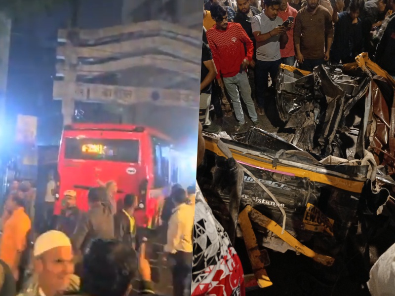 mumbai bus accident, mumbai bus accident today, best bus accident in mumbai today, BEST bus rams into vehicles, accident in Mumbai’s Kurla, Mumbai Kurla accident, मुंबई कुर्ला हादसा, मुंबई बस हादसा,