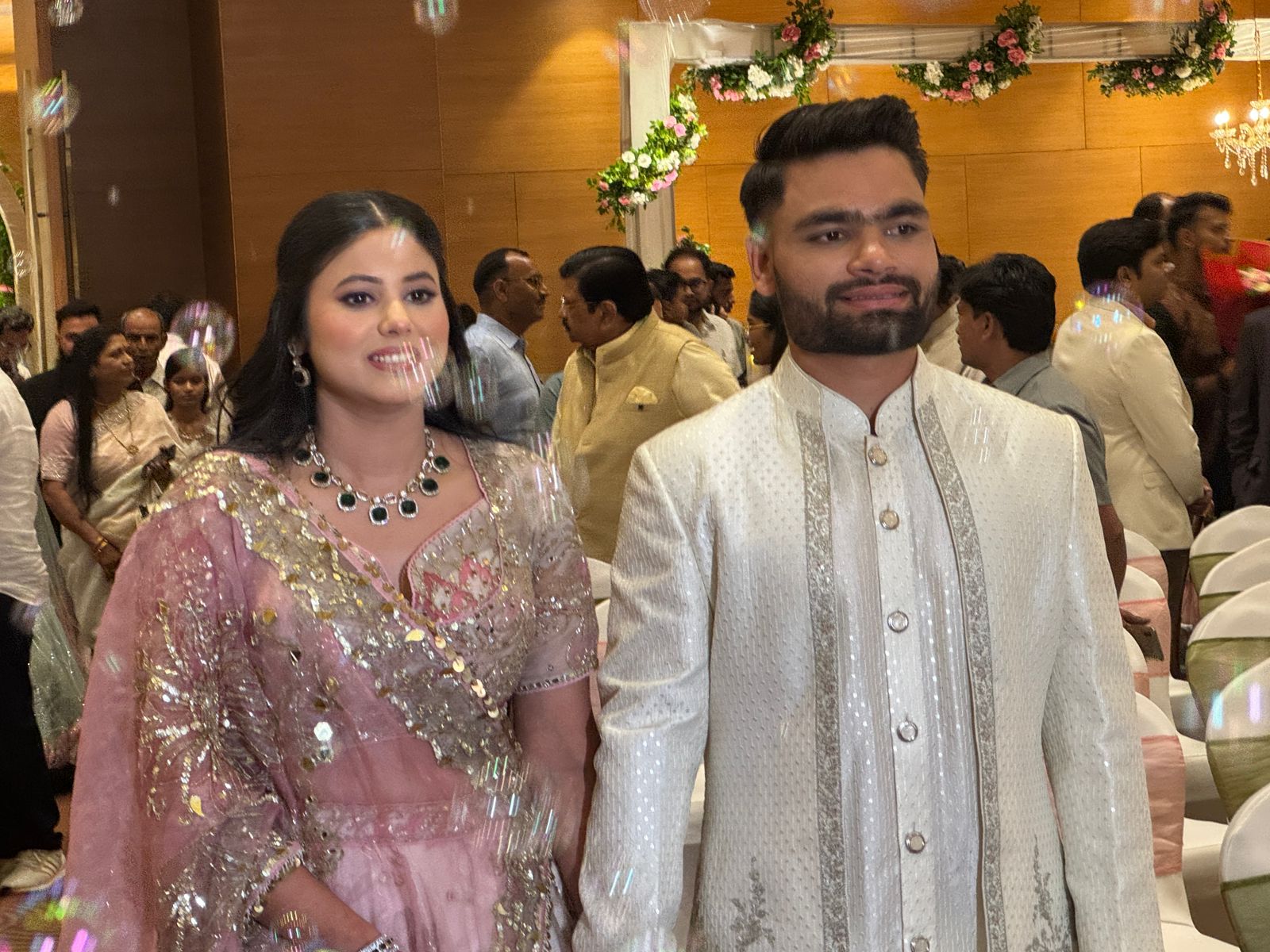 rinku singh priya saroj engagement, rinku singh engagement, up news, rinku singh, priya saroj, mp priya saroj, रिंकू सिंह की सगाई, प्रिया सरोज रिंकू सिंह सगाई, अखिलेश यादव