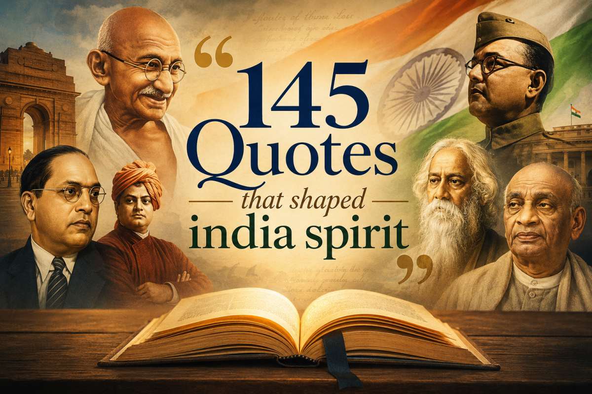 145 quotes that shaped india spirit, famous quotes by indian leaders, quotes that defined india, inspirational indian quotes, freedom fighters quotes india, quotes on indian spirit, famous indian quotes on nation, mahatma gandhi famous quotes, swami vivekananda inspiring quotes, bhagat singh quotes on freedom, subhash chandra bose quotes, dr br ambedkar quotes on democracy, quotes on indian heritage and culture, patriotic quotes for india, quotes on indian independence movement, top indian motivational quotes, historic speeches and quotes of india, quotes that inspired indian independence, famous quotes on indian democracy, powerful lines by indian freedom fighters, quotes on unity in diversity india, nationalist quotes india,