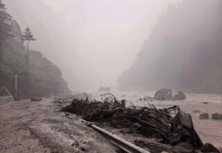 bhote koshi river flood