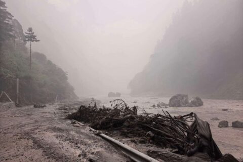 bhote koshi river flood