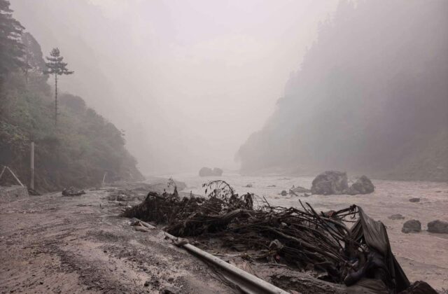 bhote koshi river flood