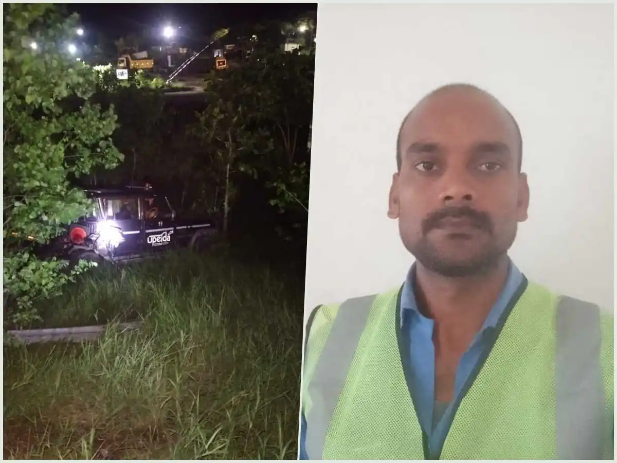 ghazipur news, up news, accident, purvanchal expressway, dead, worker,